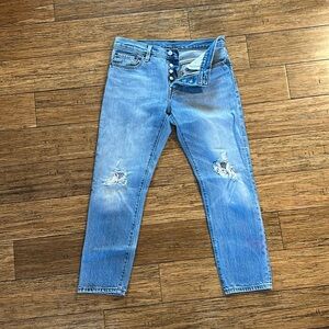 Levi 501 button up jeans